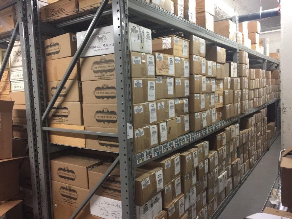 New York wine warehouse